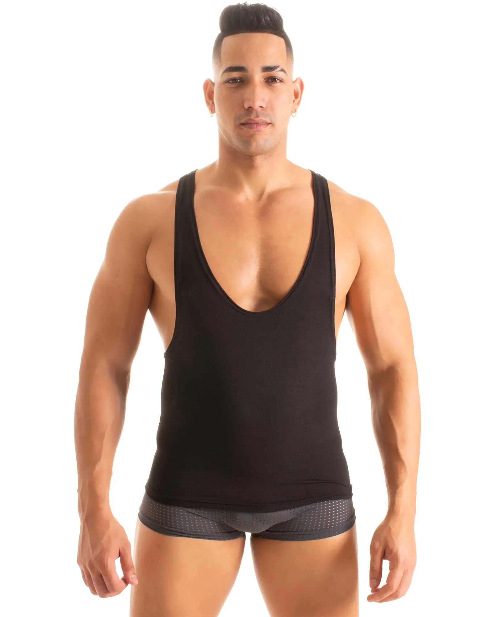 G29 - Men’s Racerback Gym Top – Muscle Fit Tank - Solids - Image 3