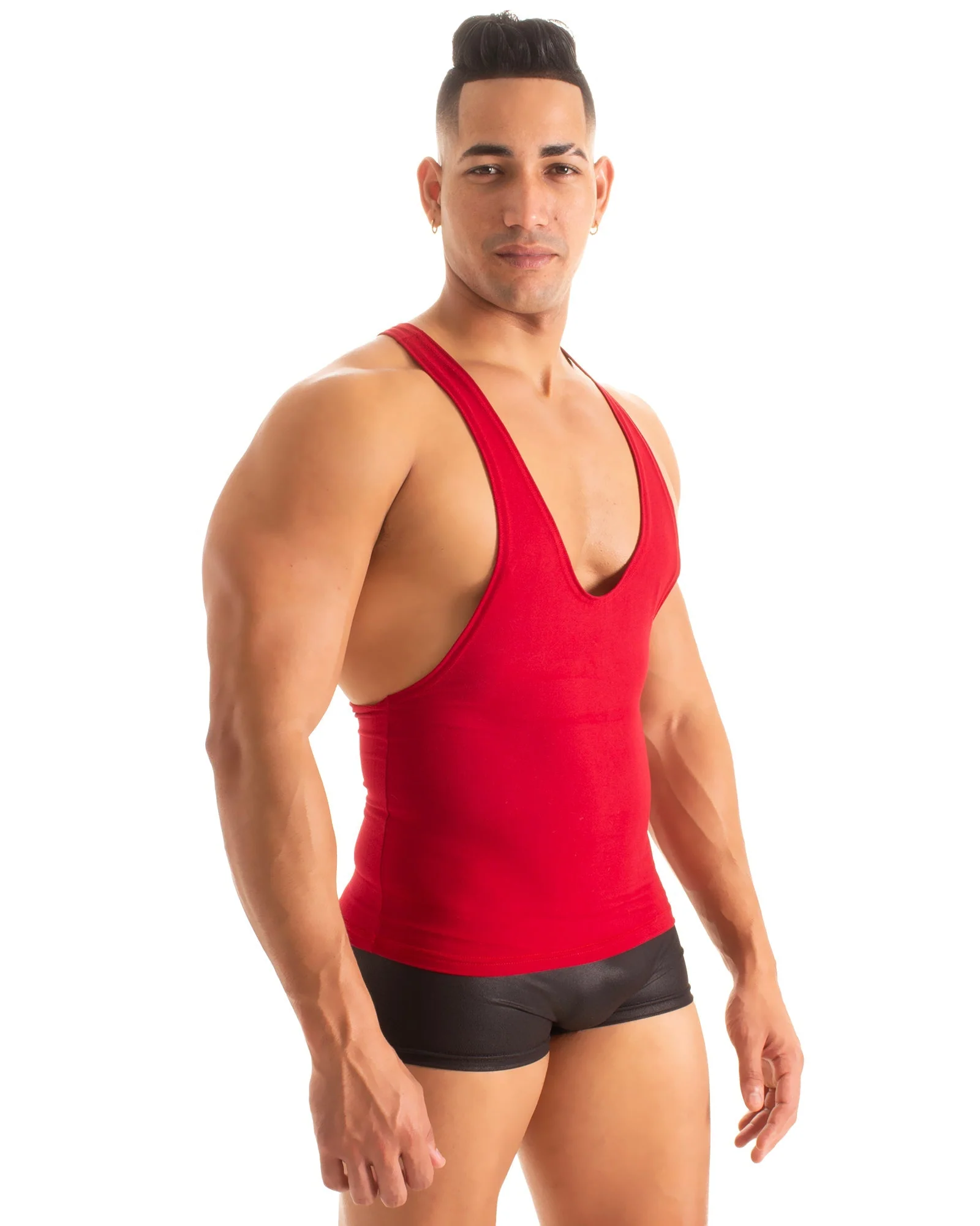 G29 - Men’s Racerback Gym Top – Muscle Fit Tank - Solids - Image 5