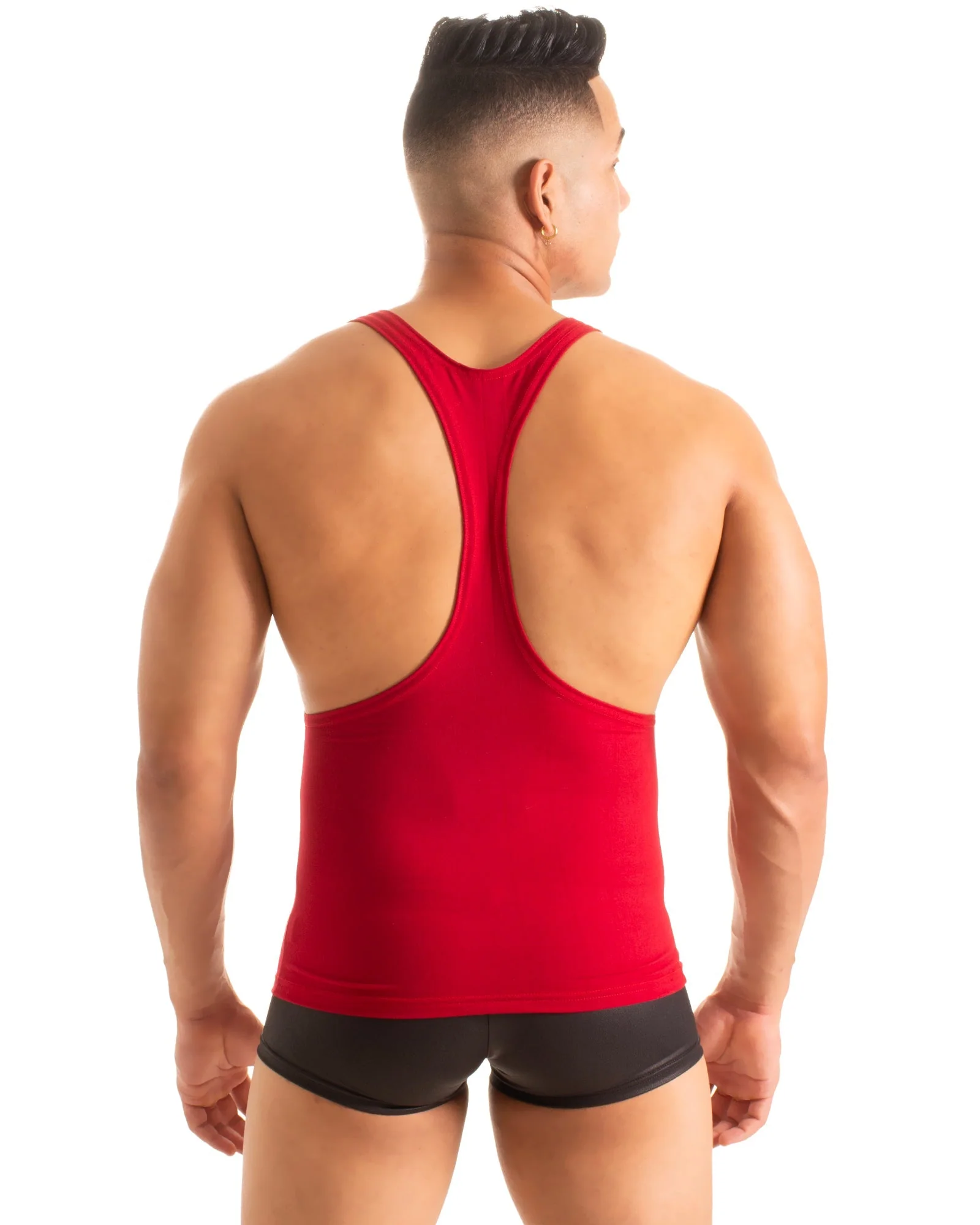 G29 - Men’s Racerback Gym Top – Muscle Fit Tank - Solids - Image 6