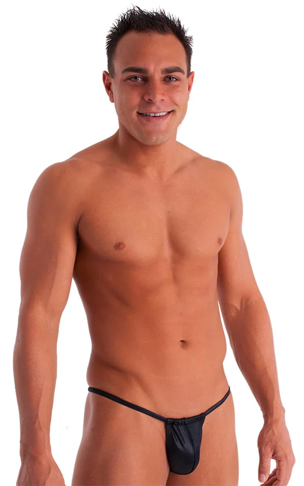 M69 - Mens Adjustable to Micro Pouch Tanning Bikini - Metallics - Image 7