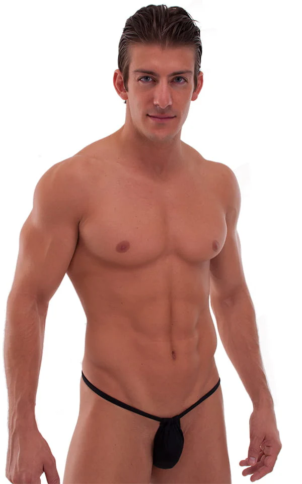 M69 - Mens Adjustable to Micro Pouch Tanning Bikini - Solids - Image 3