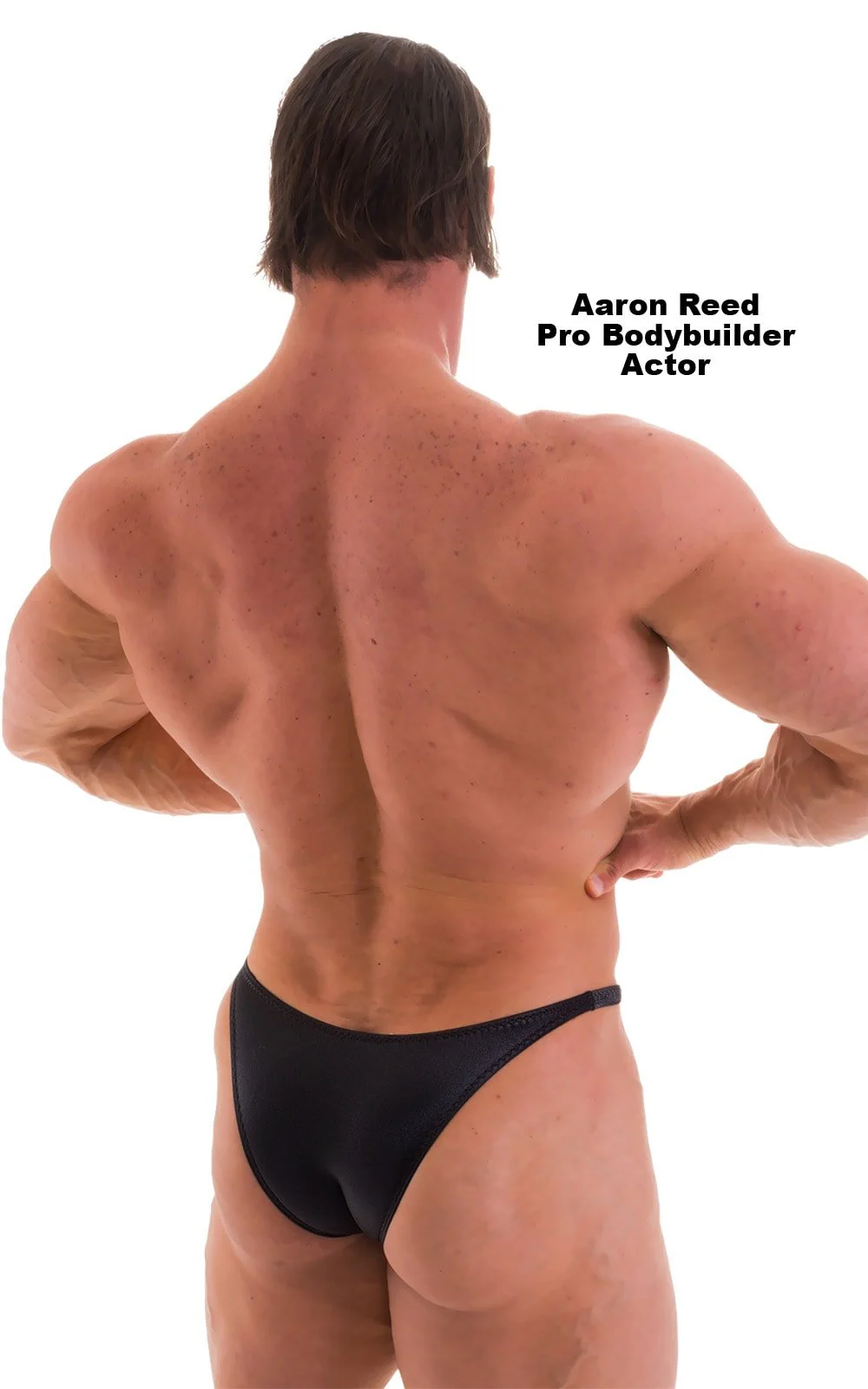 M54POS - Mens Bodybuilder Posing Suit Narrow Back - Solids - Image 20