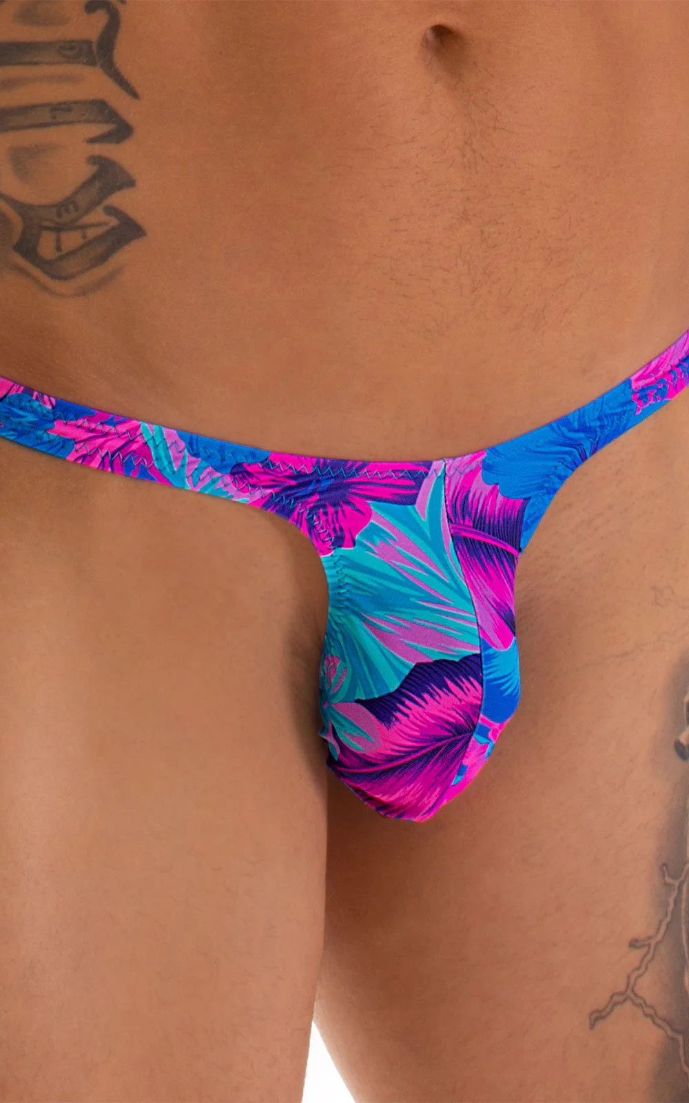 M44 - Mens Bravura Pouch Thong - Prints - Image 19