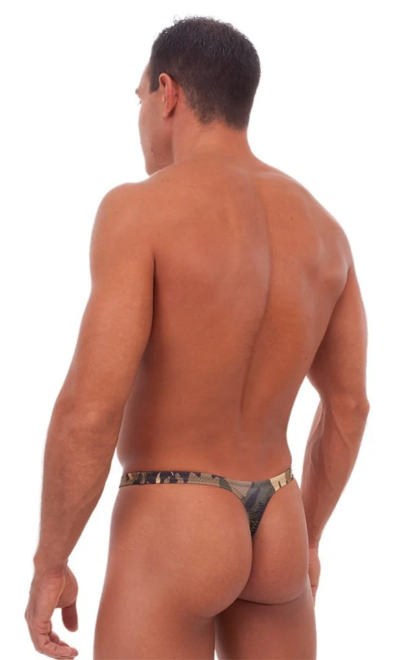 M44 - Mens Bravura Pouch Thong - Prints - Image 9