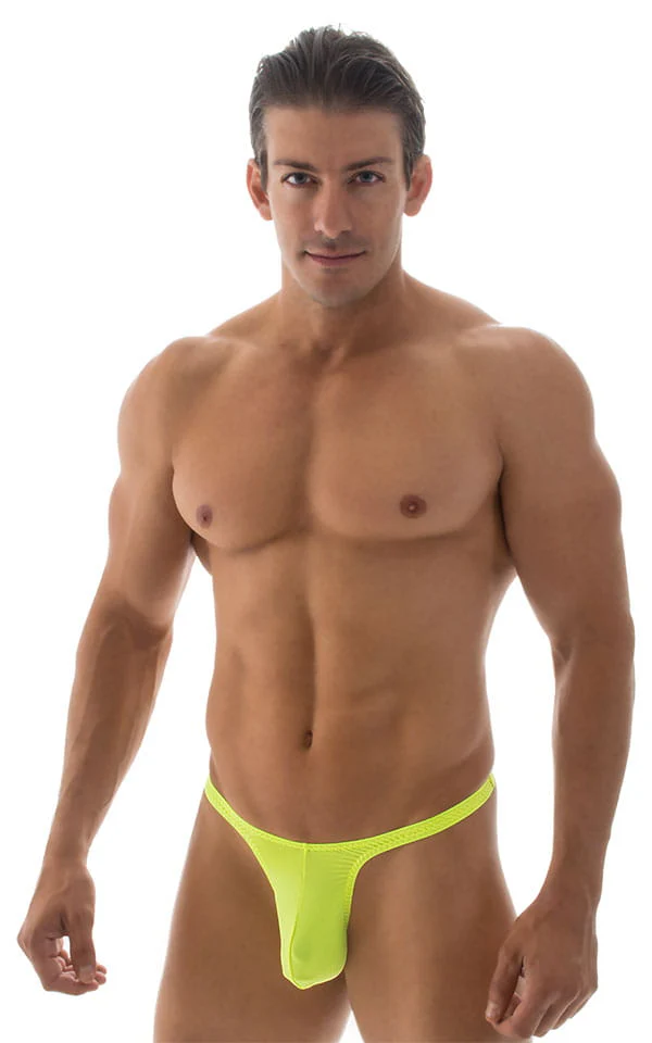 M44 - Mens Bravura Pouch Thong - Solid Sheer Semi Sheer - Image 18