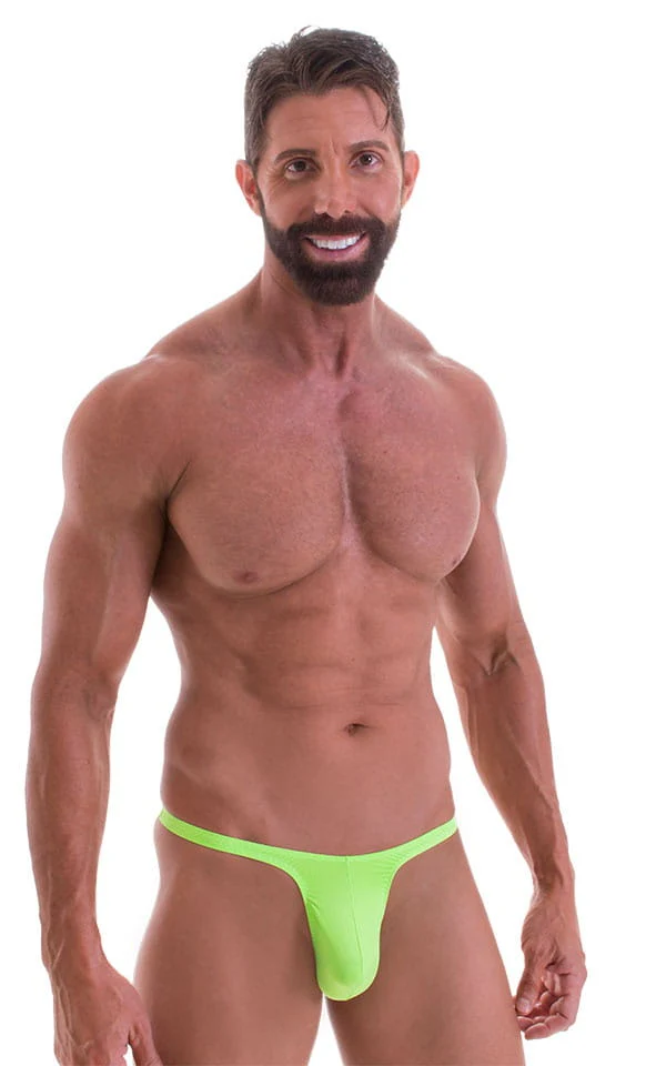 M44 - Mens Bravura Pouch Thong - Solid Sheer Semi Sheer - Image 25