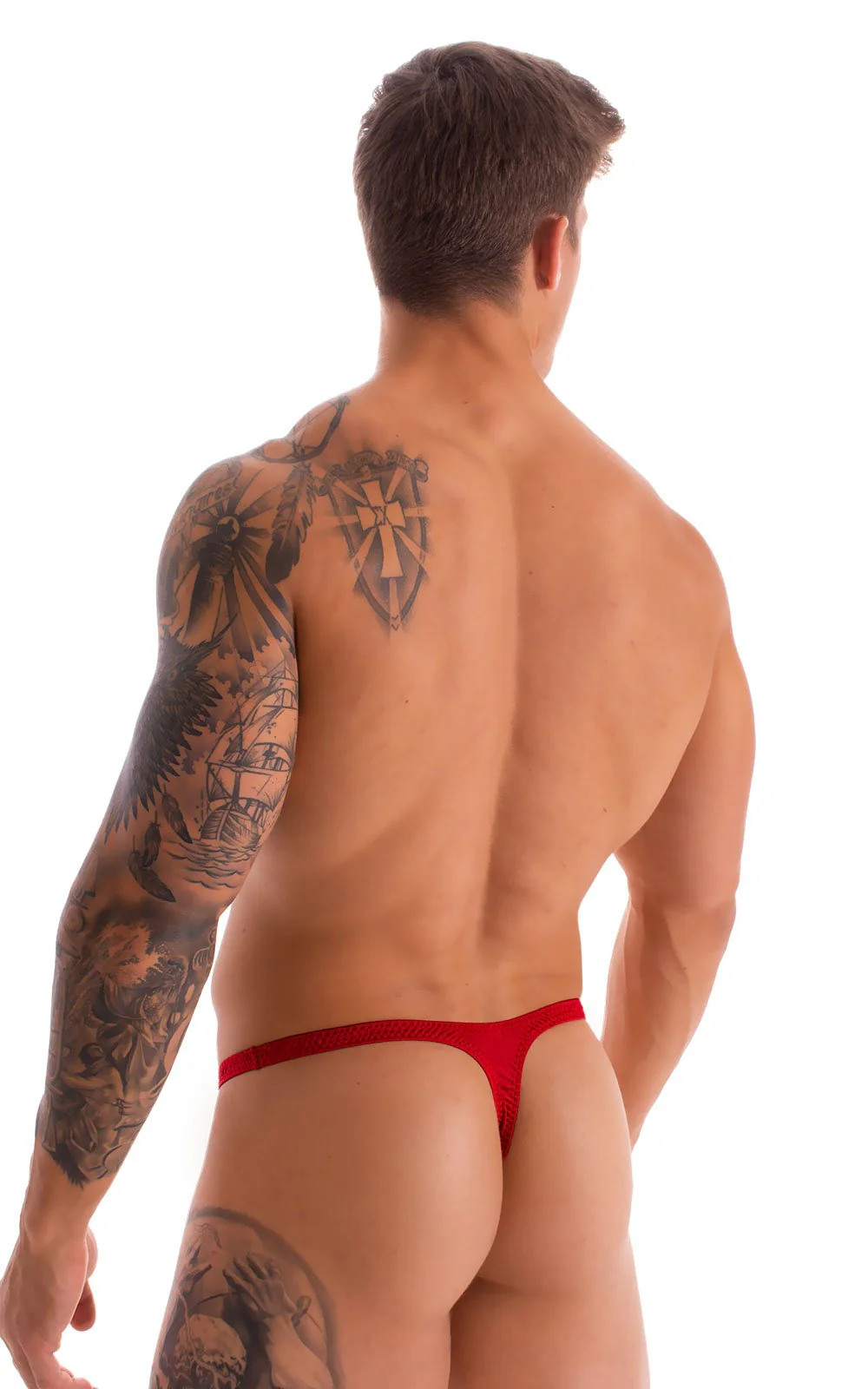 M44 - Mens Bravura Pouch Thong - Solids - Image 39