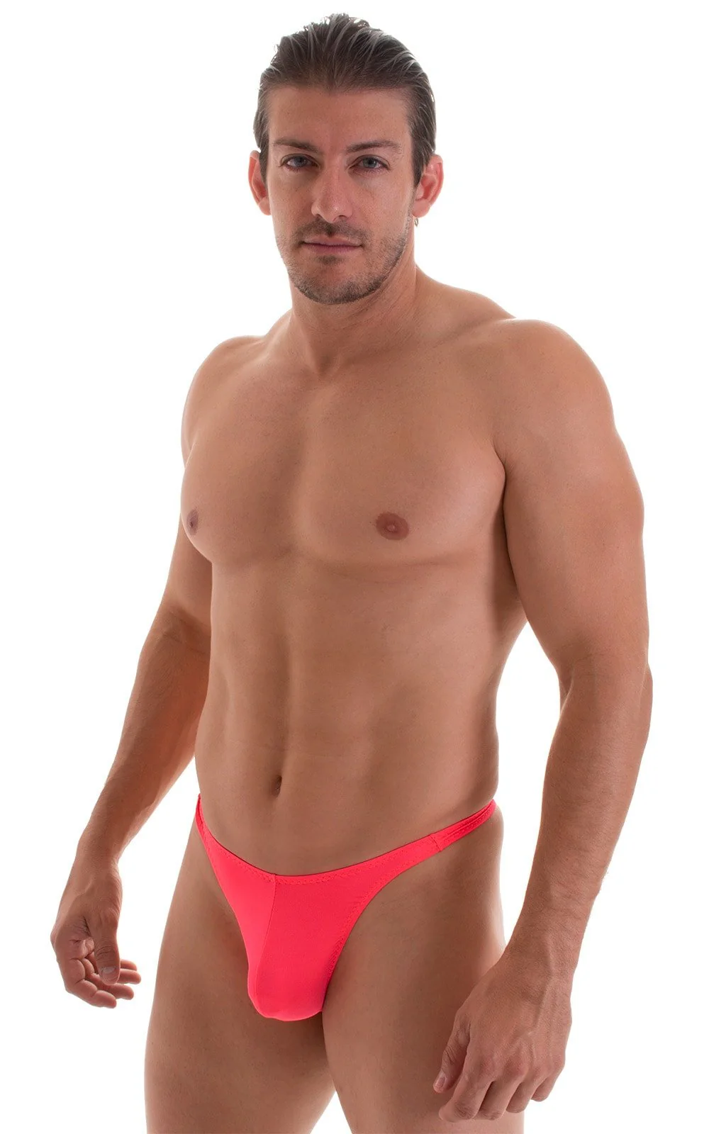 M67 - Mens Classic T Back Thong - Solid Sheer Semi Sheer - Image 17