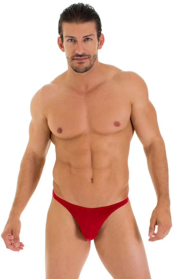 M67 - Mens Classic T Back Thong - Solid Sheer Semi Sheer - Image 26