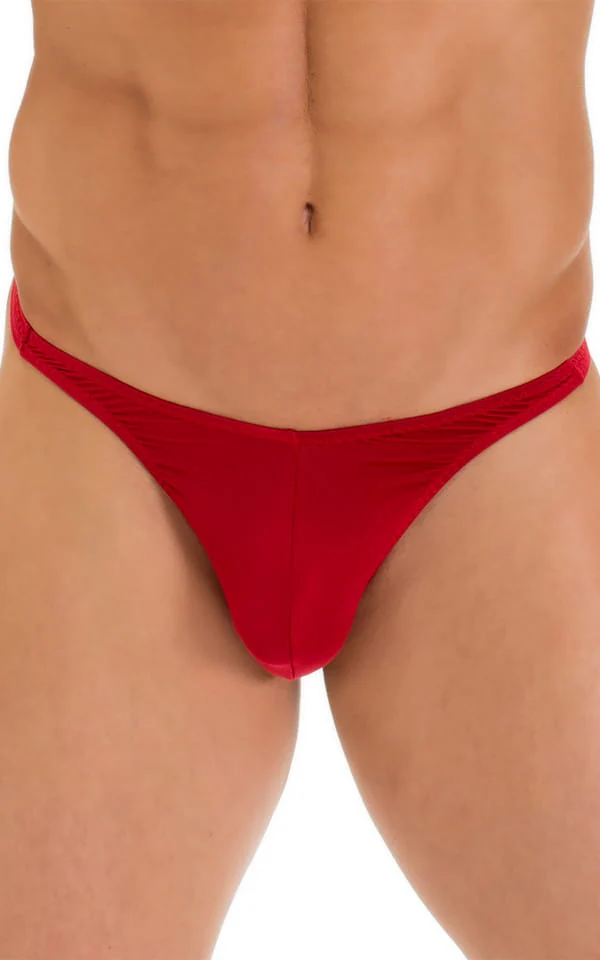 M67 - Mens Classic T Back Thong - Solid Sheer Semi Sheer - Image 28