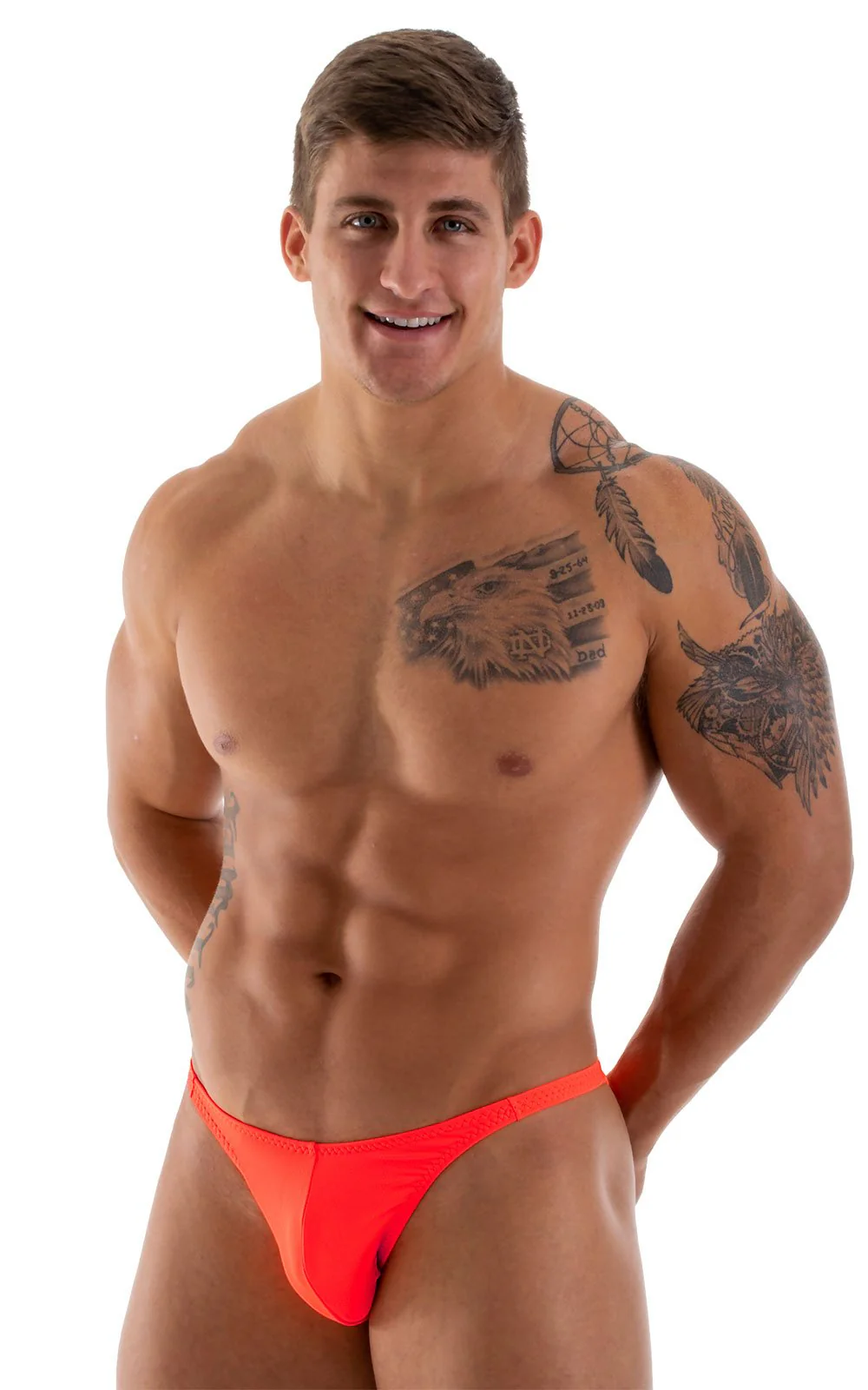 M75 - Mens Fitted Pouch Puckered Back - Solids - Image 9