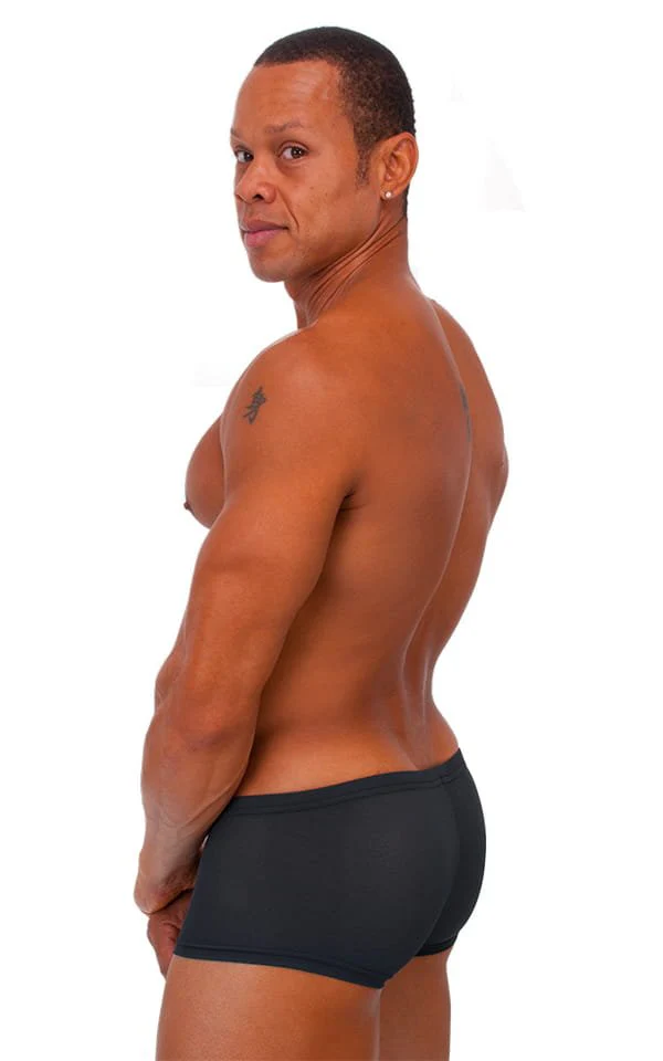 M61 - Mens Low Square Cut Swim Trunks - Mesh - Image 8