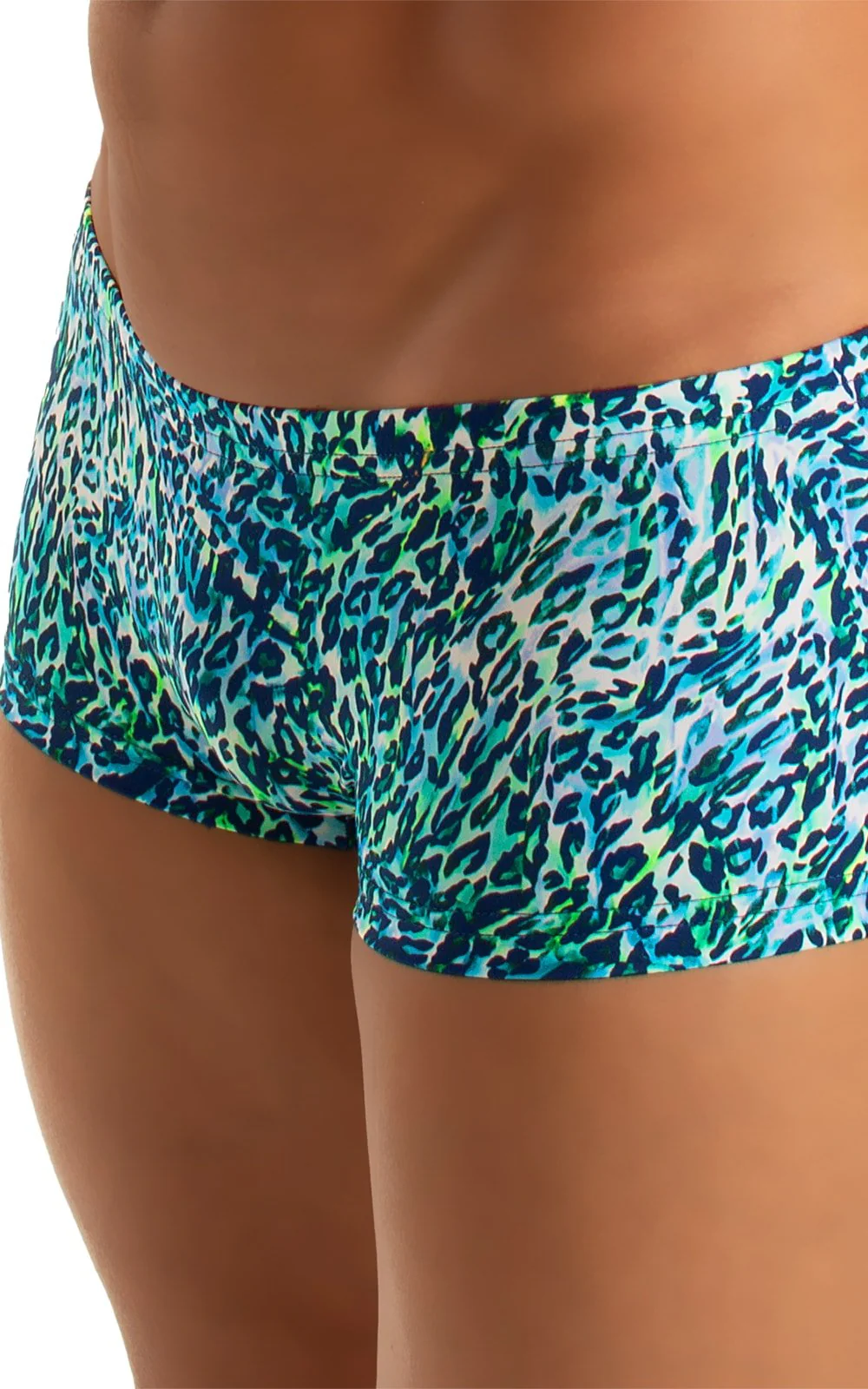M61 - Mens Low Square Cut Swim Trunks - Prints - Image 19