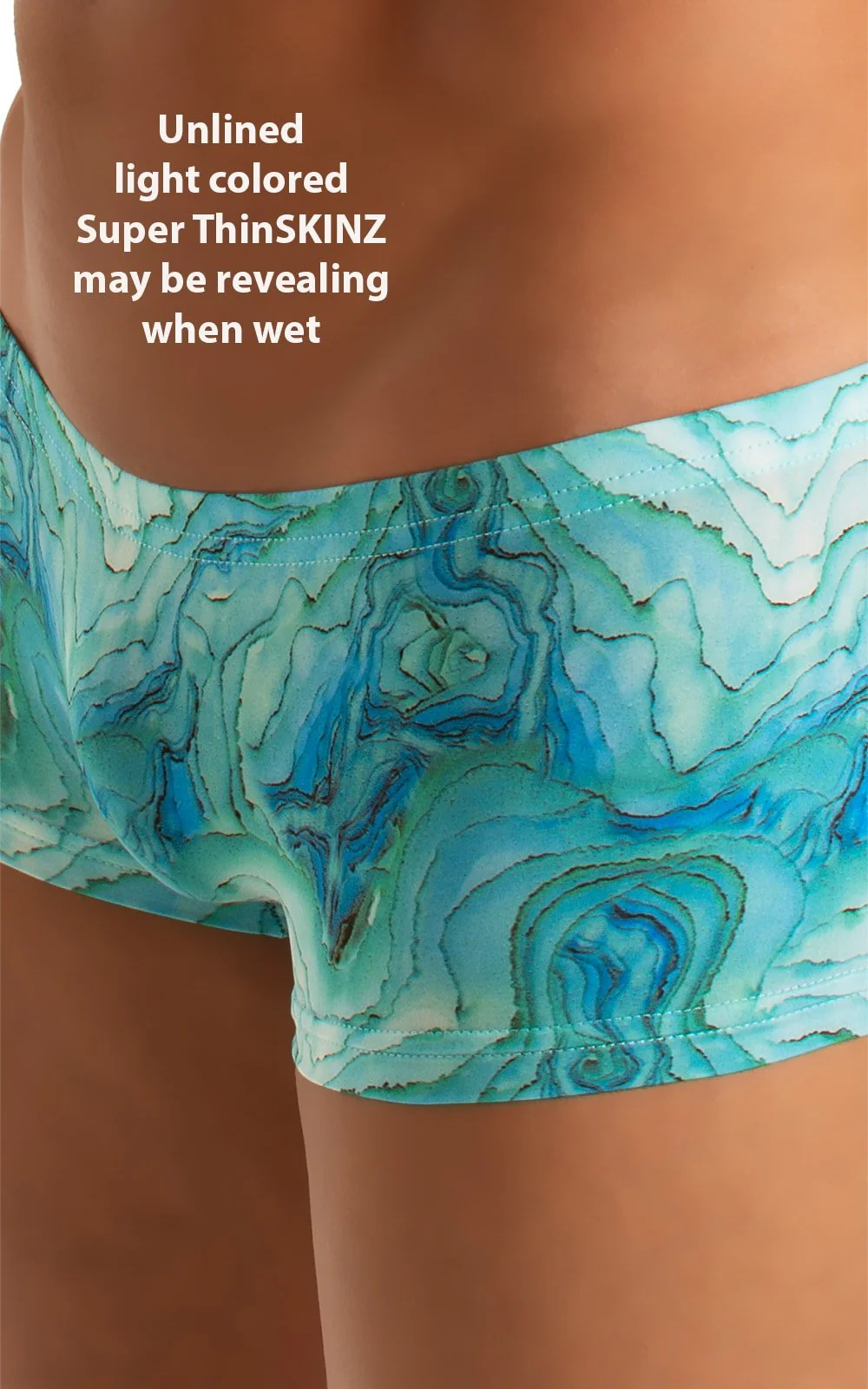 M61 - Mens Low Square Cut Swim Trunks - Prints - Image 25