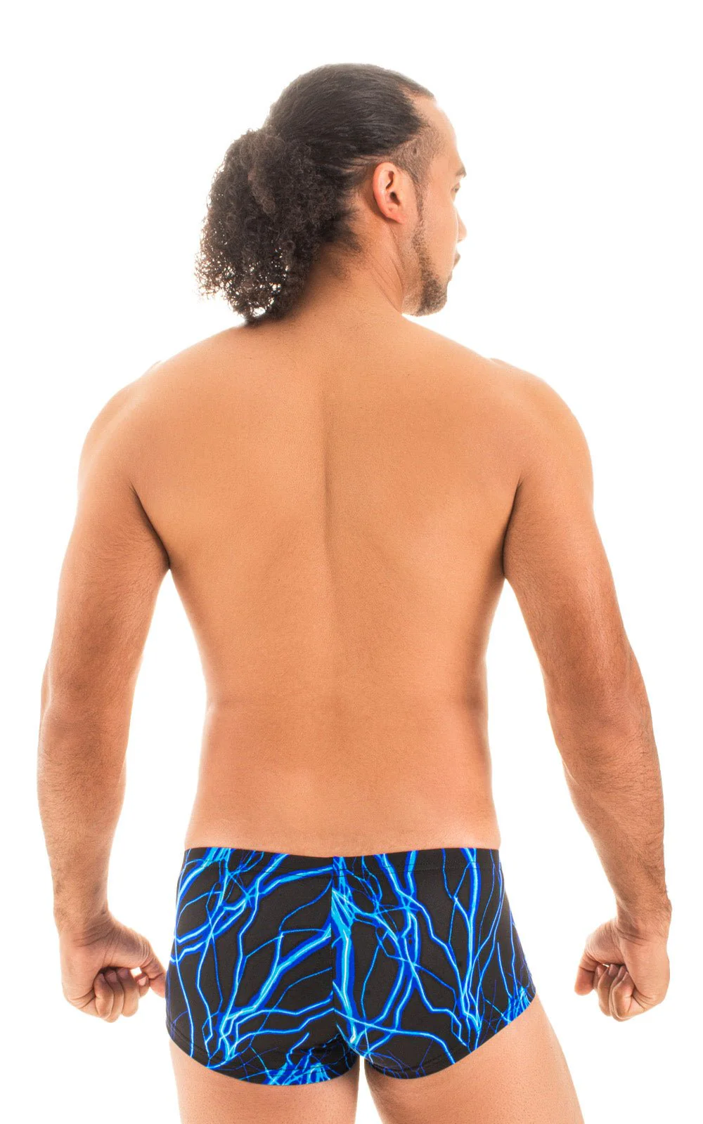 M61 - Mens Low Square Cut Swim Trunks - Prints - Image 6