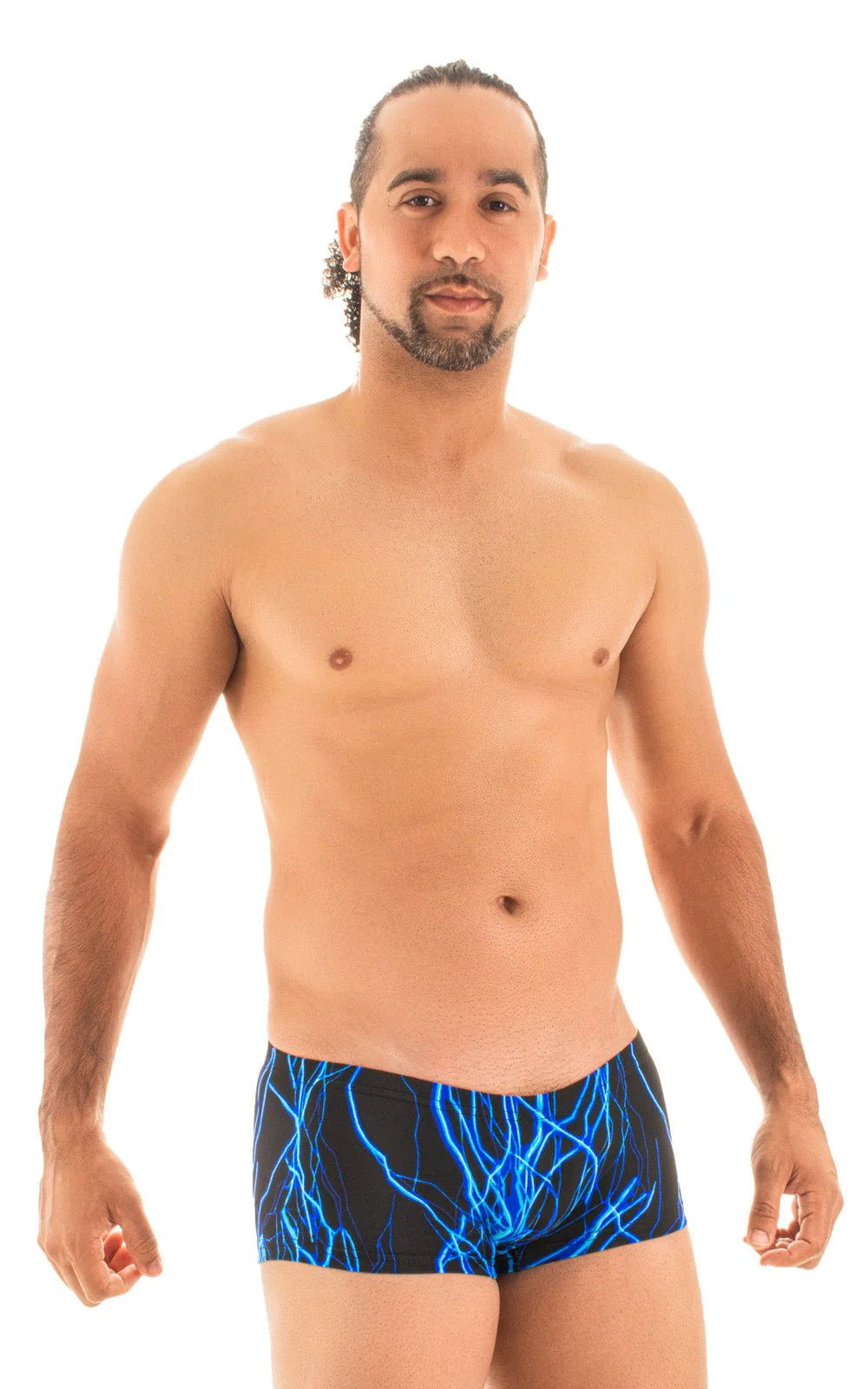 M61 - Mens Low Square Cut Swim Trunks - Prints - Image 7