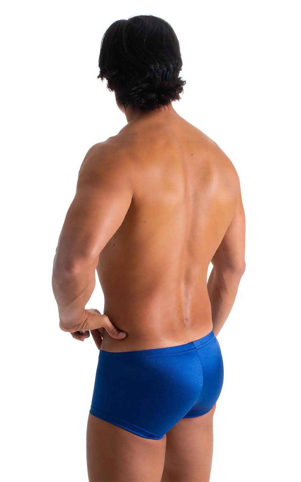 M61 - Mens Low Square Cut Swim Trunks - Solids - Image 20