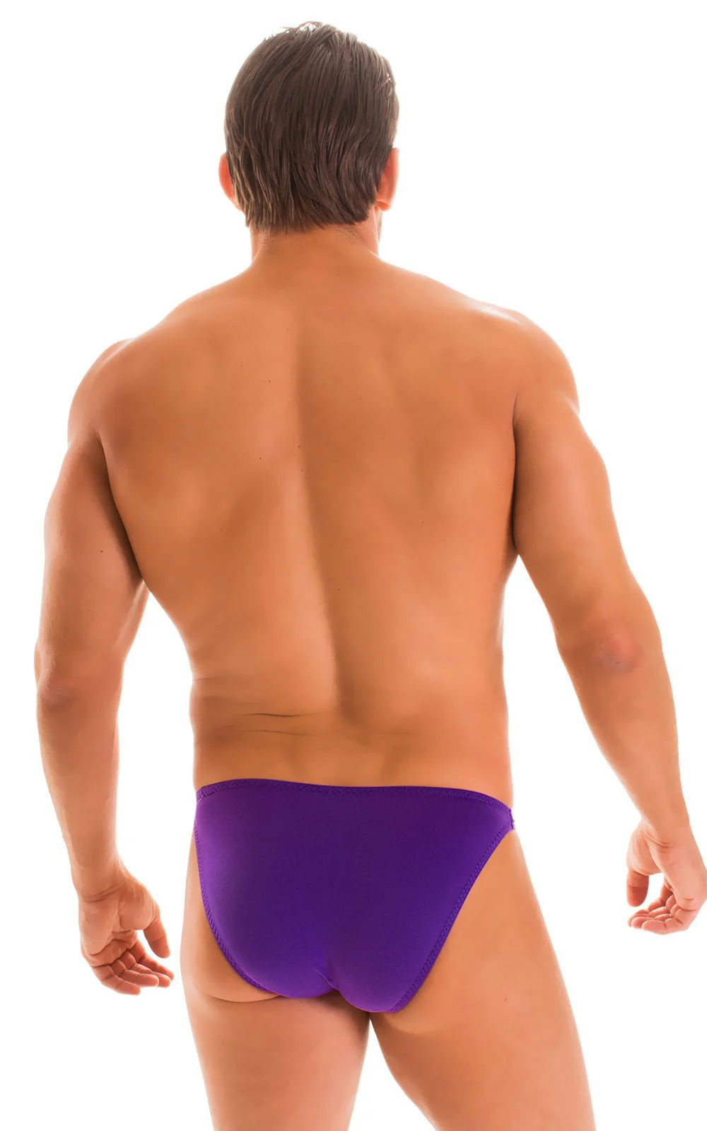 M74 - Mens Micro Pouch Full Back Bikini - Solids - Image 24
