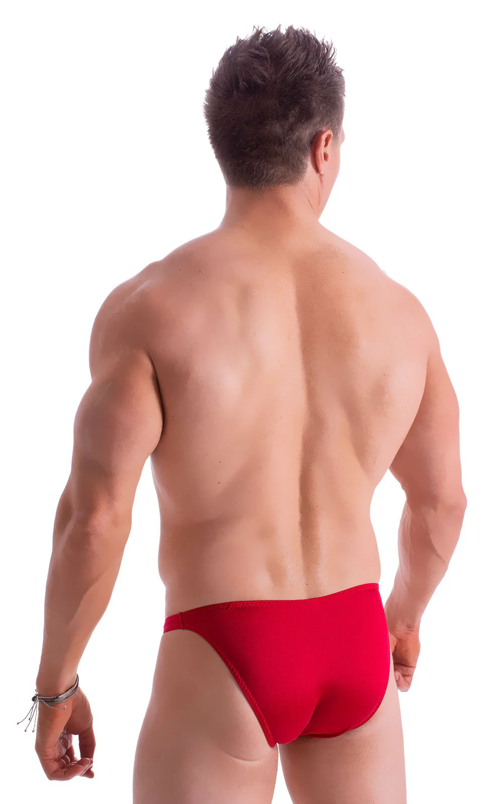 M74 - Mens Micro Pouch Full Back Bikini - Solids - Image 27
