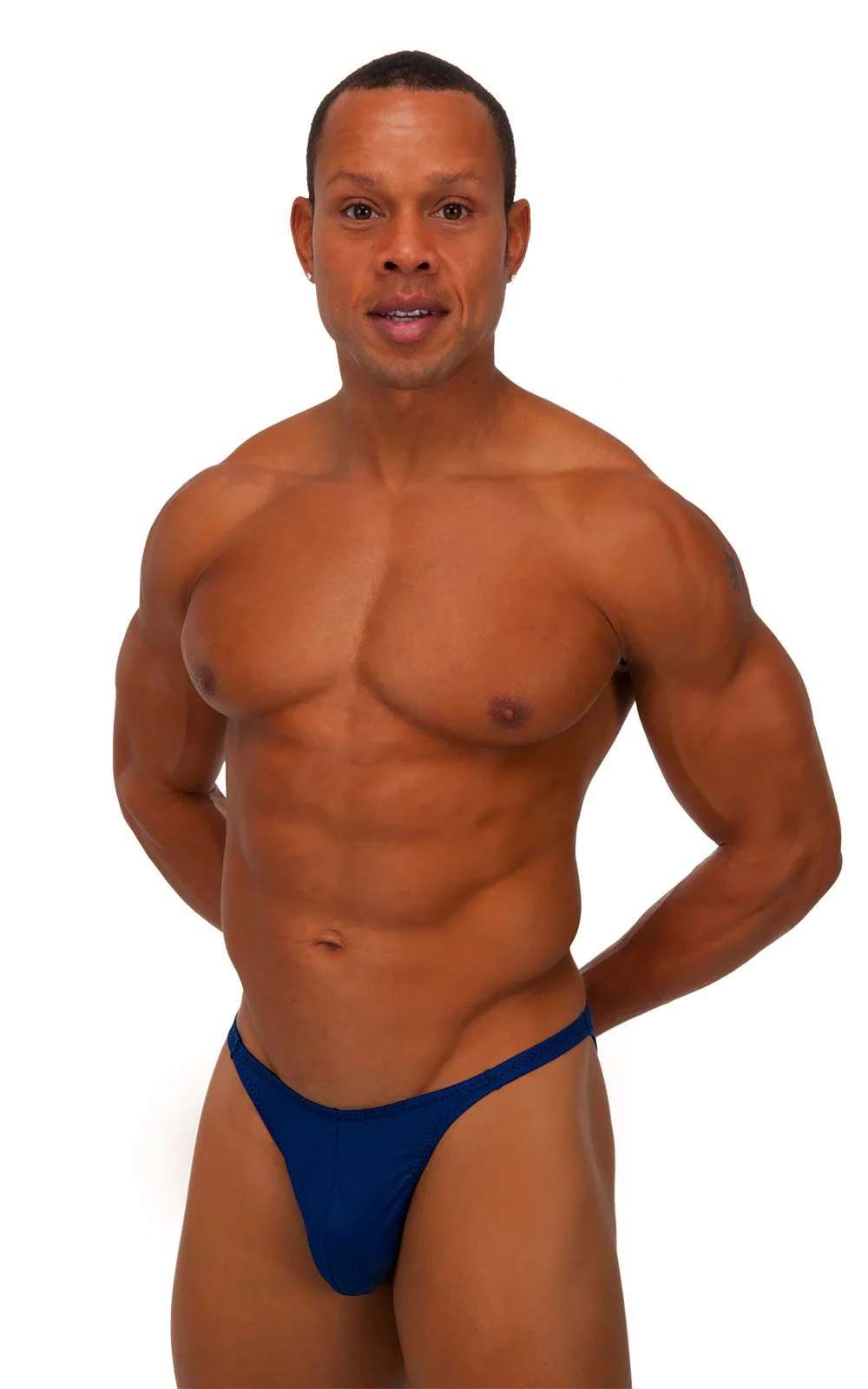 M63POS - Mens Posing Suit   Competition Bikini Cut - Solids - Image 14