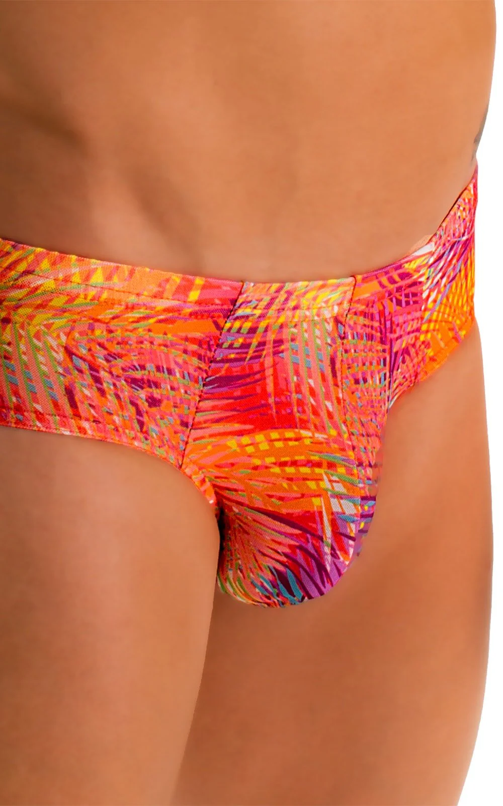 M88 - Mens Pouch Brief Swimsuit - Tan Through - Image 12