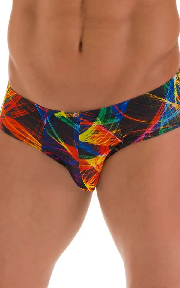 M88 - Mens Pouch Brief Swimsuit - Tan Through - Image 4