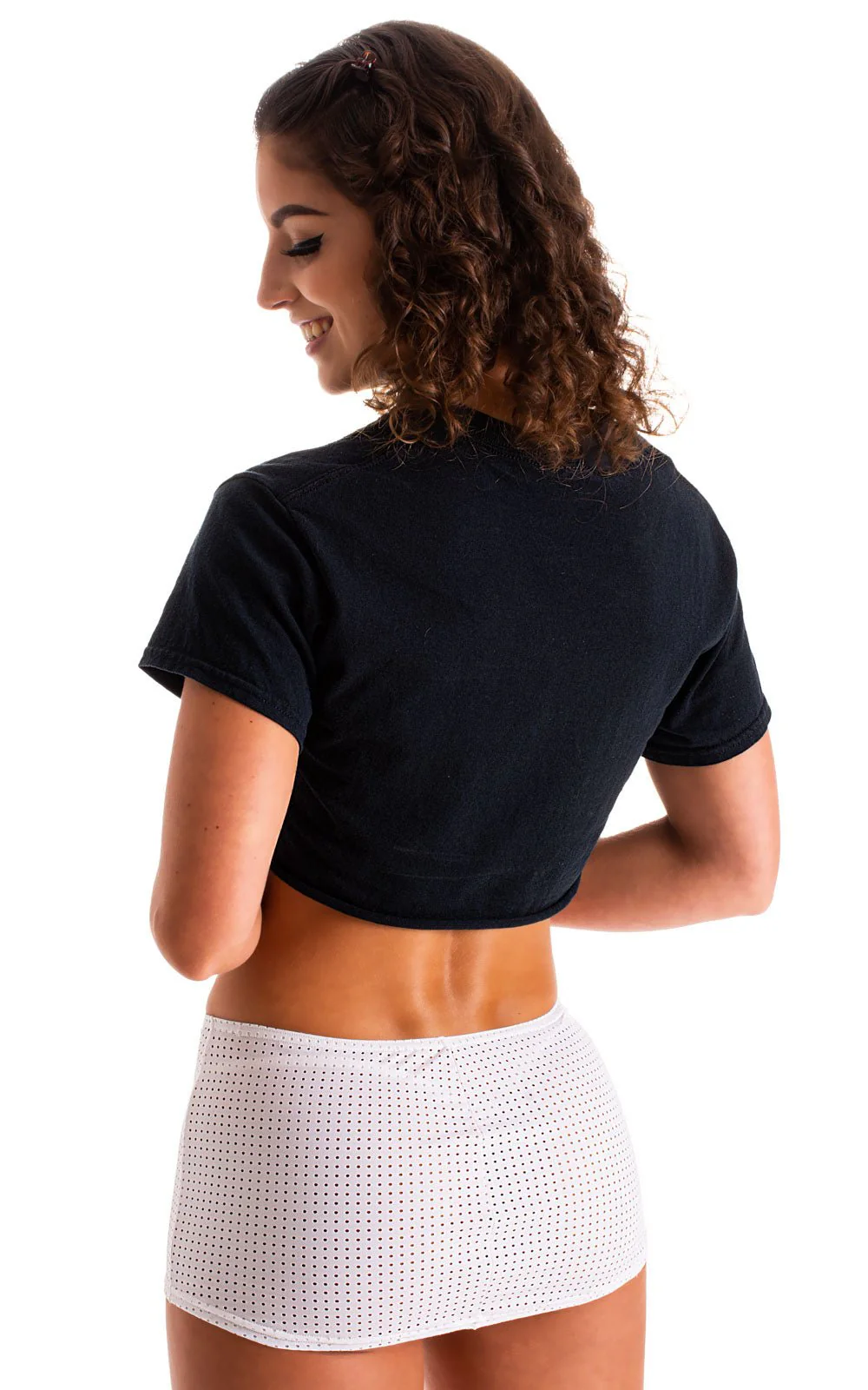 S7 - Womens Micro Mini Skirt - Mesh - Image 29